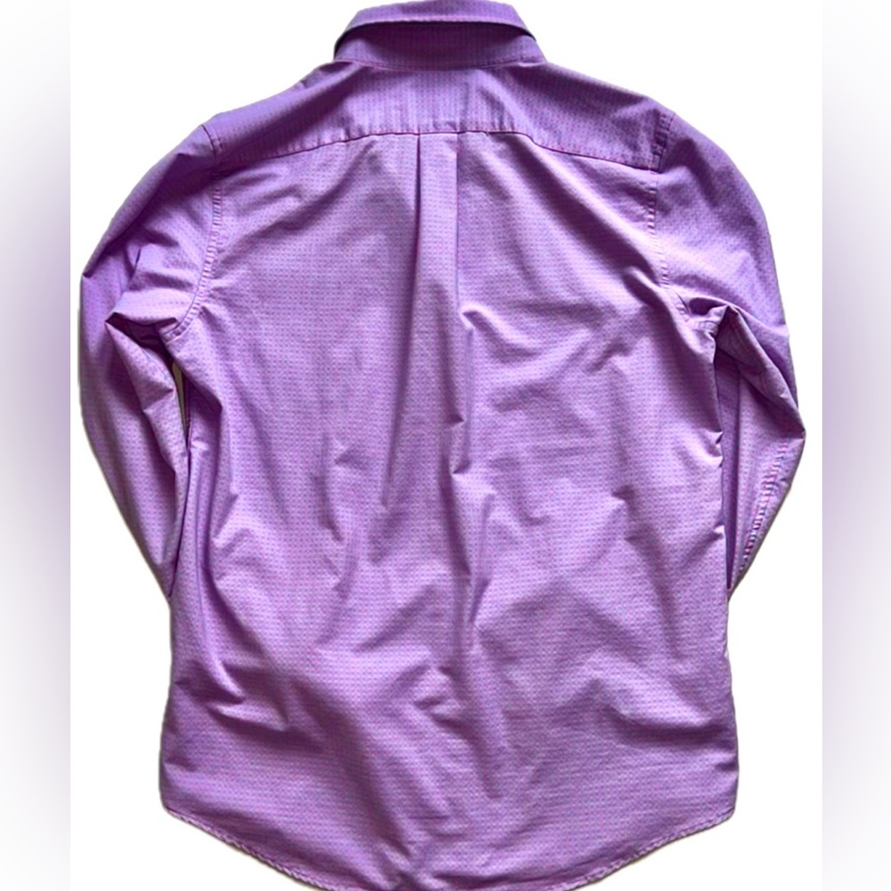 Vineyard Vines Lavender/Pink Gingham Slim Fit Tucker Long Sleeve Shirt Size S - Picture 4 of 4